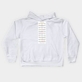 anatomy of songs (composite) Kids Hoodie